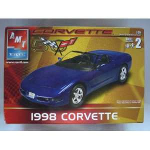  AMT ERTL 1998 Corvette Model Kit 125 Skill 2 Toys 