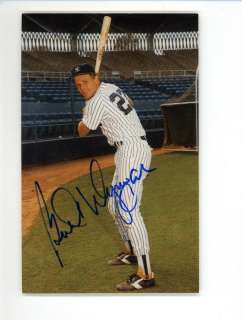 Butch Wynegar Yankees SIGNED Autographed 1985 Postcard  