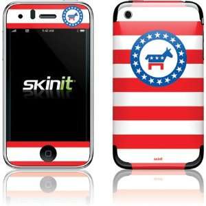  Skinit Democratic Stripes Vinyl Skin for Apple iPhone 3G 