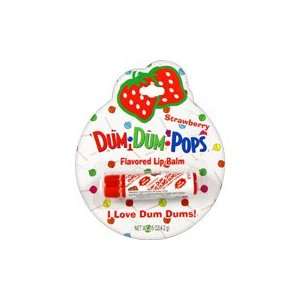  Strawberry Flavored Lip Balm   1 pc,(Dum Dum Pops) Health 
