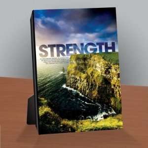 Successories Strength Cliff Infinity Edge Desktop