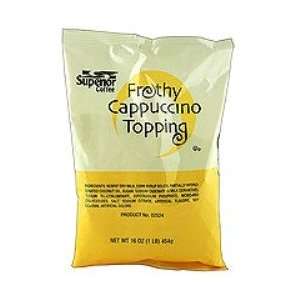 Superior Capp Frothy Topping (Kosher Circle U)   Case of 12  1lb bags 