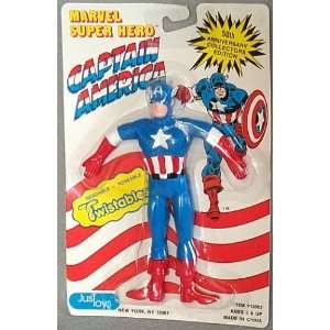  Captain America Bendable Figure   Marvel Superheroes Toys 