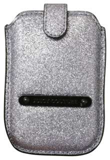 Juicy Couture Silver Glitter Smart Phone Case New  