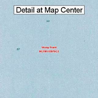   Topographic Quadrangle Map   Stony Point, New York (Folded/Waterproof