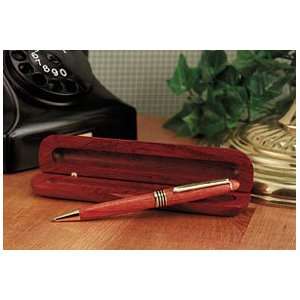 Rose wood pen and pencil gift box