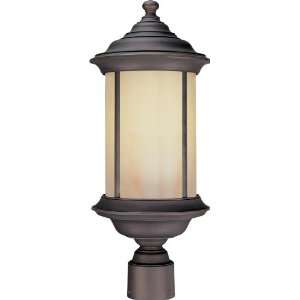   / Classic 1 Light Post Light with Caramelize
