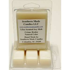  3.5 oz Scented Soy Wax Candle Melts Tarts   Creme Brulee 