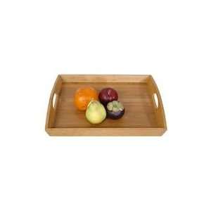  4 Bamboo Serving Trays