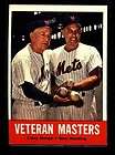 Veteran Masters Stengel Woodling 1963 Topps Card #43