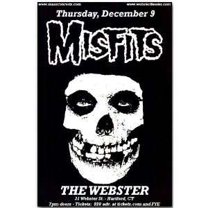  Misfits Poster   Concert Flyer   Hartford