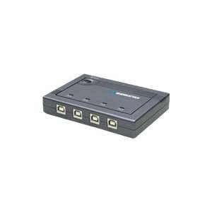  4 Port USB 2.0 Sharing Switch, Share One USB Device with 
