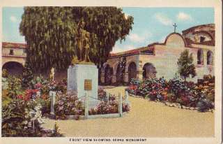 Mission San Juan Capistrano California Vintage Postcard  