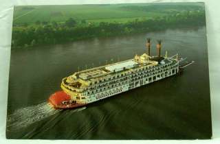 Postcard American Queen Steamboat on the Mississippi 2000  