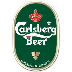  Carlsberg Danish Beer Label Car Bumper Sticker Decal 5x3 