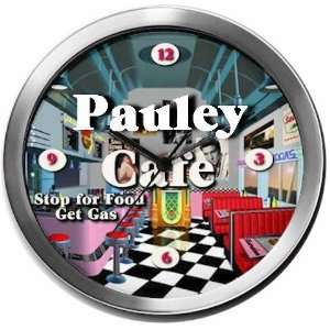  PAULEY 14 Inch Cafe Metal Clock Quartz Movement Kitchen 