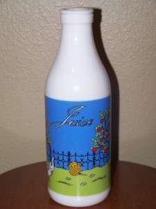 Carlton Glass Juice Milk Bottle  