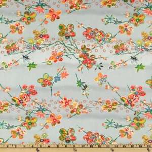   Empress Gardens Flower Sky Fabric By The Yard Arts, Crafts & Sewing