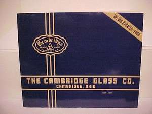 Cambridge Glass Catalogue 1930 1934 Collectors America Price Guide 