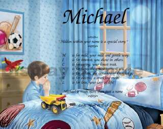 Personalized Name Poem Son Grandson Or Nephew Birthday Or Christmas 