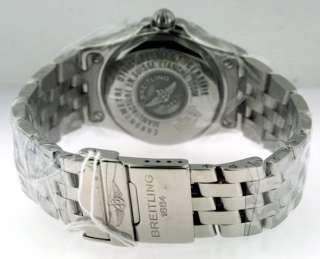 Breitling Starliner A7134053 Mother of Pearl Diamond $9,520.00 ladies 