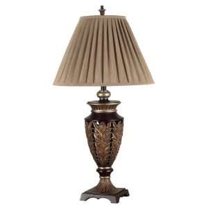  Kenroy Home Carrick Table Lamp in Gilded Ruby Finish