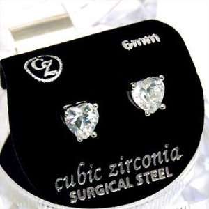     Rhodium Plated Surgical Steel Posts w/ Gift Box 