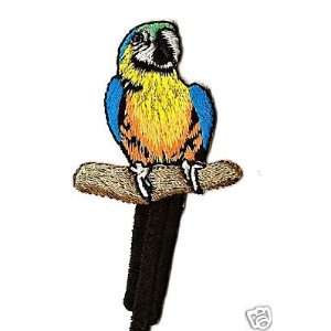  Birds/Tropical Parrot  Iron On Embroidered Applique 