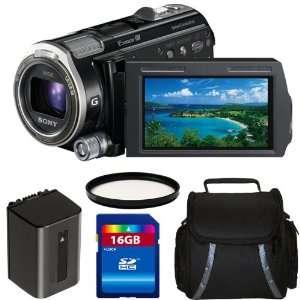 com Sony HDR CX560V High Definition Handycam Camcorder (Black) + Sony 