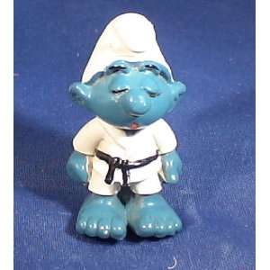  The Smurfs Vintage Judo Smurf Pvc Figure Toys & Games