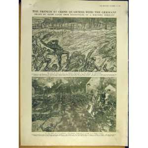  Ww1 French Germans Battle Dennevoux Aisne Retreat 1914 