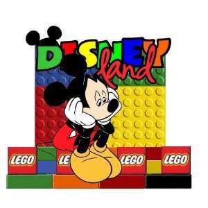  Lego Land Mickey ~ 3d Scrapbook Paper Piece Page 