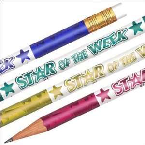  Foil Star of the Week Pencils  144 pencils per box Office 