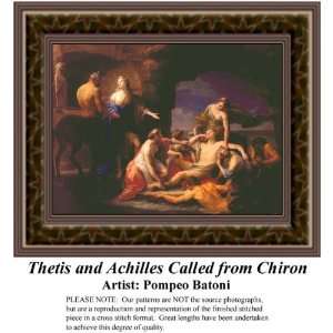  Thetis and Achilles Called from Chiron, Counted Cross 