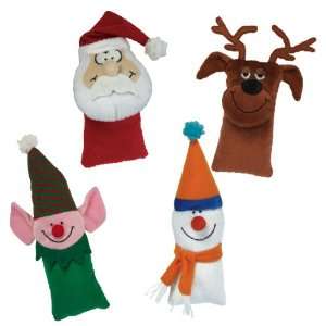    Grriggles Santa Lil Blockhead Toys, 4/Package
