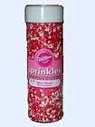 Wilton Valentines Micro Hearts Sprinkles Cake Decorating Cookies Red 
