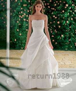 Elegant Wedding Dresses Fashion Bridal Prom Gown Custom  