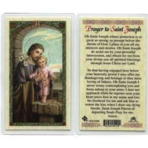  Prayer to St. Joseph Holy Card (HC9 036E)   Pack of 10 