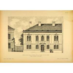   36 Vienna Architecture   Original Halftone Print