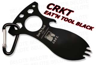 CRKT EatN Tool BLACK Spork Bottle Opener & More 9100KC  