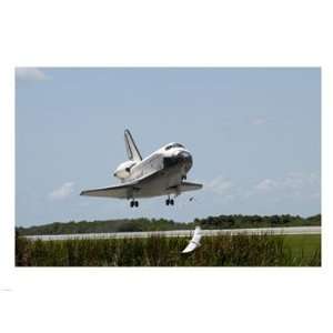  NASA Space Shuttle Atlantis Landing Poster (24.00 x 18.00 