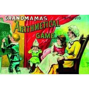  Vintage Art Grandmas Arithmetical Game   21985 8