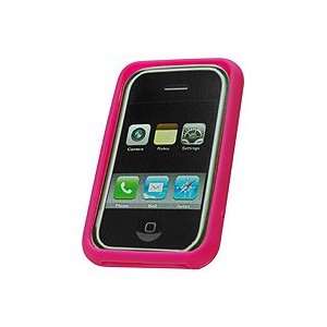   Case Cellet Apple iPhone nano Hot Pink Jelly Case Cell Phones