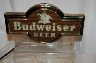 Vintage Beer Sign Budweiser Cash Register Top Excellent and Rare 