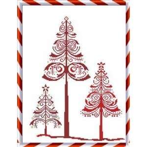  Christmas Tree 100   Cross Stitch Pattern Arts, Crafts 