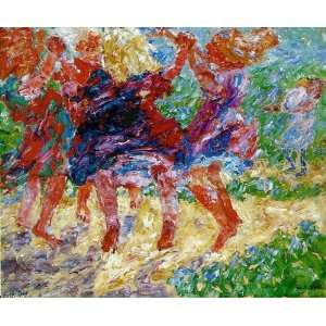 FRAMED oil paintings   Emil Nolde   24 x 20 inches   Wildly Dancing 
