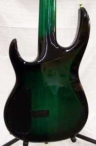 CARVIN GREEN BURST CUSTOM 5 STRING BASS with Case  