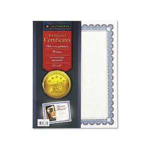    SOUCT1R Southworth® AWARD,CERT,SLVR,15/PK,IY