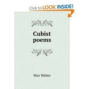  Cubist poems Max Weber Books