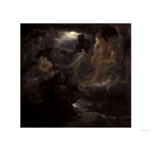  Ossian Evokes the Ghosts on the Banks of the Lora, c.1801 